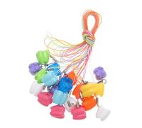 VALICLUD 24 Piezas Caja Portadientes Plástico Alimentario, Portátil y Compacta, Cierre Seguro, 24 Unidades Multicolor, Organizador para Recuerdos de Dientes de Leche y Almacenamiento