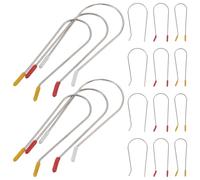 VALICLUD 24 Pinzas para Rulos Calientes en Forma de U Clips Resistentes al Calor para Rizadores de Pelo Set de 8 Piezas 254 CM 8 Piezas 32 CM Uso Profesional y Doméstico para Peinado