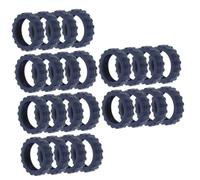 VALICLUD 24piezas Fundas para Ruedas De Maleta De Antideslizantes para Viaje Compatible La Mayoría De Equipajes Facilita El Transporte y Reduce Vibraciones