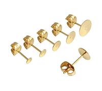 VALICLUD 25 Pares Accesorios para la aguja del oído pendientes de aro de oro herrajes para pendientes pendiente de nuevo parando material de los accesorios de los pendientes