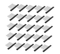 VALICLUD 25 Piezas Peines de Resorte Garra de Acero Clips para Gorras de Peluca Accesorios para Peines de Peluca Uso para Fijar