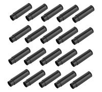 VALICLUD 25 piezas Tubos para Bálsamo Labial de Plástico Negro con Tapa Envases Vacíos para Maquillaje Recargables y Seguros Paquete de Unidades para Cosméticos DIY