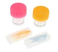 VALICLUD 2juego Limpiador Giratorio De Lentes Caja De Limpieza Rápida Para Lentes