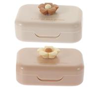 VALICLUD 2juegos Estuche para Lentes De Contacto Portátil De Estuches para Lentes De Contacto con Organizadores De Cosméticos para Guardar Viajes