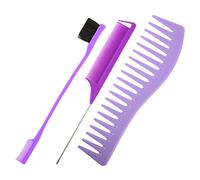 VALICLUD 2juegos Peines para Cortar el Pelo de Peluquería Peines de Plástico para Peinar el Cabello para Salón de Belleza o Obsequio de Barbero