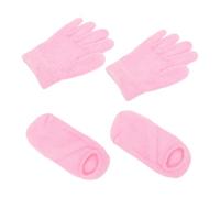 VALICLUD 2pares Guantes Hidratantes Cuidado y Calcetines De Spa Absorción Rápida y Protección Prolongada Para Uso Hogar