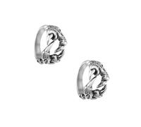 VALICLUD 2piezas Anillo Retro Punk De Estilo Gótico Para Hombres Joyería Única Diseño De Garra De Dragón Anillo Abierto Creativo y Atractivo