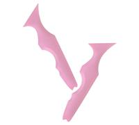 VALICLUD 2piezas Ayudas De Plantillas De Delineador De Ojos Para Principiantes Herramienta De Maquillaje Regla De Silicona Para Cejas y Sombra De Ojos Guía De Maquillaje Para Mujeres