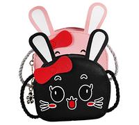 VALICLUD 2piezas Bolso De Conejo Dibujado para Niñas Bolso Bandolera y De Hombro Monedero De Conejo