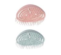 VALICLUD 2piezas Cepillo Alisador De Masaje Para Mujer Peine Portátil Champú Herramienta De Corte De Cabello Para Peinar y Alisar El Cabello Casa