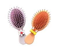 VALICLUD 2piezas Cepillo De Cojín De Aire Pelo Peine De Masaje Portátil Mini Para Cepillo Pelo De Seco y Húmedo Para y Cuidado Del Cabello