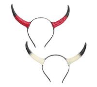 VALICLUD 2piezas Diadema De Cuernos De Para Cosplay y Fiesta De Halloween y Accesorios Creativos Para Decoración y Disfraces