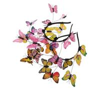 VALICLUD 2piezas Diadema De Para Mujer De Plástico Conjunto De Color Amarillo y Rosa Para Bodas y Fiestas De Té