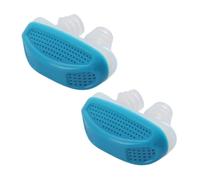 VALICLUD 2piezas Dispositivo Antirronquidos Pinza Nasal Unidades Dispositivo Nasal Respiración Almohadillas Antironquidos Antironquidos Para Tapón Para Dormir Ventilación Purificador