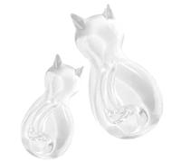 VALICLUD 2Piezas Ganchos de Pared para Cocina de Ganchos Colgantes Transparentes Soporte Ligero y Práctico para Organizar Utensilios y Accesorios Casa