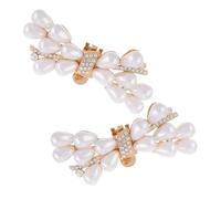 VALICLUD 2piezas Hebillas Desmontables Para Zapatos Clips Con Decoración De Gemas Perfectos Para Bodas y Look Diario