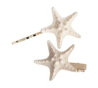 VALICLUD 2piezas Horquilla De De Mar Accesorio Cabello Dos De Horquillas Para Novia Pinzas Cabello Para Tocados De Playa