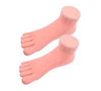 VALICLUD 2piezas Maniquí De Silicona Para Práctica De Uñas Modelo Realista Para Entrenamiento y Exhibición De Manicura Herramienta Duradera y Portátil Para Técnicas De Arte Uñas