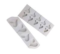 VALICLUD 2piezas Molde De Silicona Forma De Corazón Unidades Para Hacer Piruletas De Chocolate o Dulces Para Manualidades De Cocina