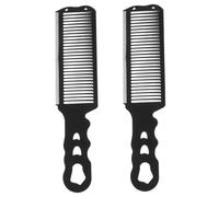 VALICLUD 2piezas Peine para Cortadora de Pelo Peine de Dientes Finos para Hombres para Peinar el Cabello para Cortar el Cabello Accesorios de Peluquero Profesional para Peluquería