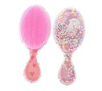 VALICLUD 2piezas Peine Para Transparente Ovalado Masaje Suave Para Cabello Húmedo o Seco Para Bebés y Niñas Desenredante Sin