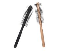 VALICLUD 2piezas Peine Rizador De Madera Cepillo Para Cabello Rizado Para Mujeres Cepillo Desenredante Para Cabello Grueso Para Peinar El Rizado Secador