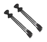 VALICLUD 2piezas Peluca Trenzada Lazo Extensiones De De Caballo Sintéticas Peluca Postizo Para Mujeres Para Fiestas y Disfraces