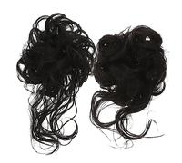 VALICLUD 2piezas Postizos de Moño Desordenado Moños Rizados para Mujer Accesorios de Pelo Postizo Extensiones para Peinado Casual