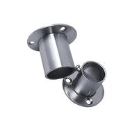 VALICLUD 2Piezas Redondos para Barra Colgante de Accesorios para Muebles Montaje Incluido