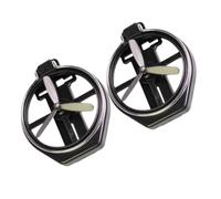 VALICLUD 2piezas Soporte De Bebidas para Coche Organizador De Vasos para Ventilación De Auto Accesorio Práctico para Almacenamiento De Bebidas Verano Invierno Color Negro