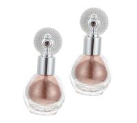 VALICLUD 2piezas Spray de Purpurina Iluminador para Vello Corporal Pulverizador de Polvos Brillantes para Cuerpo y Cabello Accesorio de Maquillaje Decoración de Polvos para Cabello