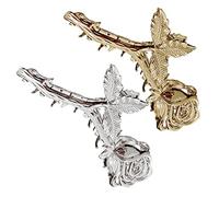 VALICLUD 2piezas Tocados De Horquilla Cabello De Mujer Pinzas Cabello Forma De Flor Accesorios De Moda Para Verano