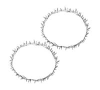 VALICLUD 2piezas Tocados De Novia De Metal Estilo Barroco Para Bodas y Fiestas De Graduación Accesorios Para El Cabello