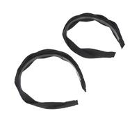 VALICLUD 2piezas Trenzada Cruzada Retro Diadema Retorcida para Niñas Adorno Cabello Cinta Pelo Mujer