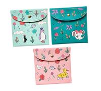 VALICLUD 3 bolsas de almacenamiento de servilletas sanitarias para mujer, bolsas organizadoras para viajes, pequeñas bolsas de cambio para el primer período, mini carteras para mujer, bolsas para