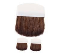 VALICLUD 3 Brochas De Maquillaje Multifuncionales Para Base De Maquillaje Tamaño Pequeño Para Rostro Corto Profesional Para Ojos Suaves Con Esponja Aplicadora De Pelo De Caballo