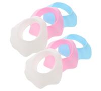 VALICLUD 3 Pares mujeres lavando Pulsera muñequera para ducha muñeca para spa accesorio para el hogar muñequera de maquillaje banda de lavado de cara gel de sílice