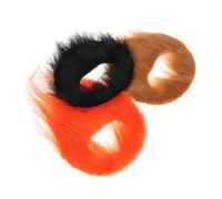 VALICLUD 3 Piezas accesorios para barba falsa disfraz de vello facial Disfraces divertidos barba divertida de halloween vacaciones de barba falsa bigotes falsos poliéster