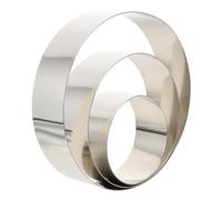 VALICLUD 3 piezas Anillos de Mousse Inoxidable Moldes Redondos Antiadherentes para Hornear Tartas y Postres Altura Moldes Reutilizables para Cocina y Repostería
