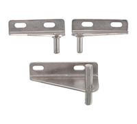 VALICLUD 3 Piezas Bisagras para Puertas de Congelador de Acero Inoxidable Resistentes y Aplicables para Neveras y Congeladores Industriales Aptas para Frigoríficos Comerciales con Apertura