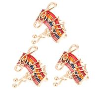 VALICLUD 3 Piezas broche de nota musical fular bufanda Broche original mujer caps actuación Música traje patas broche de metal para la ropa alfiler insignia de ropa pasador de chal aleación
