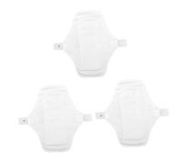 VALICLUD 3 piezas Compresas Reutilizables de Fina para Mujer con Alas y Broches Unidades de Ecológicas y Lavables Toallas Sanitarias Seguras y Sostenibles para Flujo Menstrual