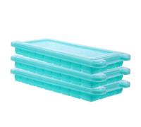 VALICLUD 3 piezas Cubiteras de Hielo de Silicona Reutilizables para Congelador Moldes para Cubitos de Hielo de Cavidades para Whisky Bebidas y Frutas para Hogar y Cafeterías