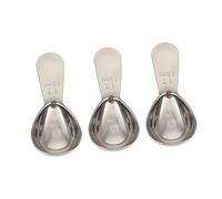 VALICLUD 3 piezas Cucharas Medidoras de Café Inoxidable para Ingredientes Secos y Cuchara para Café Leche y Especias Herramientas de Cocina Prácticas y