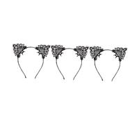 VALICLUD 3 Piezas Diadema De Encaje Orejas De Gato Banda Cabello Decoración Cabello Fiesta Diadema Para Mujer Para Mujer