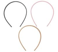 VALICLUD 3 Piezas Diadema Escarchada Trenzada para Niñas Cómoda Cabello para Fiestas de Temporada de Diademas Pelo