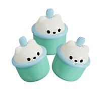 VALICLUD 3 Piezas Espuma Limpiadora Facial Piel Burbuja Taza De Espumas Para Lavarse La Cara Vaso Para Hacer Espumas Portátil Taza Para Hacer Espuma Botella De Espuma Green Abdominales