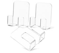 VALICLUD 3 piezas Estante Transparente Adhesivo sin Taladro para Baño y Cocina Soporte Organizador para Maquinillas de Afeitar Toallas y Ropa Fácil Instalación Superficies