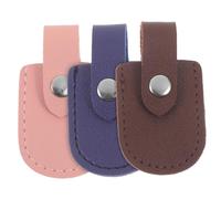 VALICLUD 3 Piezas funda protectora para cortauñas protector cortauñas suministro de salón de uñas las uñas cubierta de pinza de uñas cubierta de cutícula de uñas cubierta cortacutículas PU