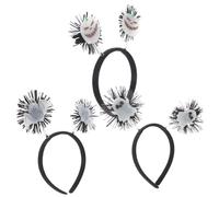 VALICLUD 3 Piezas Halloween Spooky Headbands Glow In The Dark Bat Pumpkin Ghost Hair Accessories For And Adults Party Cosplay